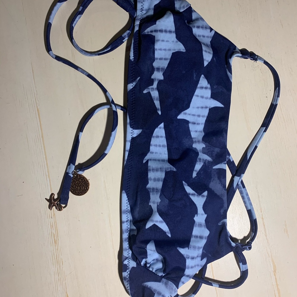 Aerie shark bikini top